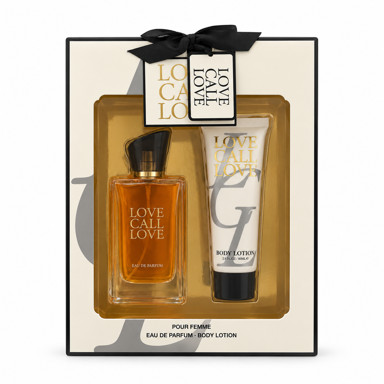 Coffret Love Call Love, parfum et lotion